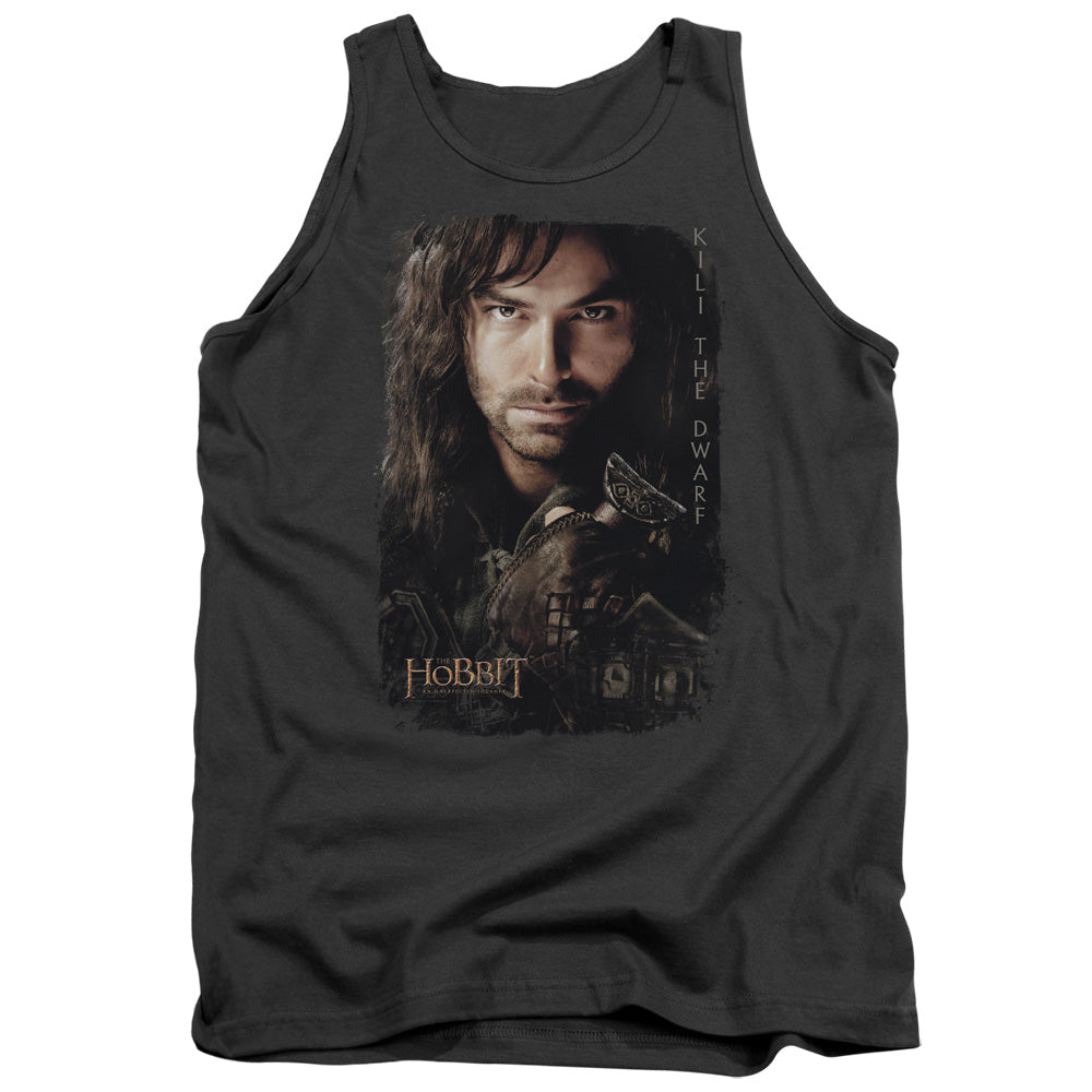 The Hobbit Kili Poster Men's 18/1 Cotton Tank Top