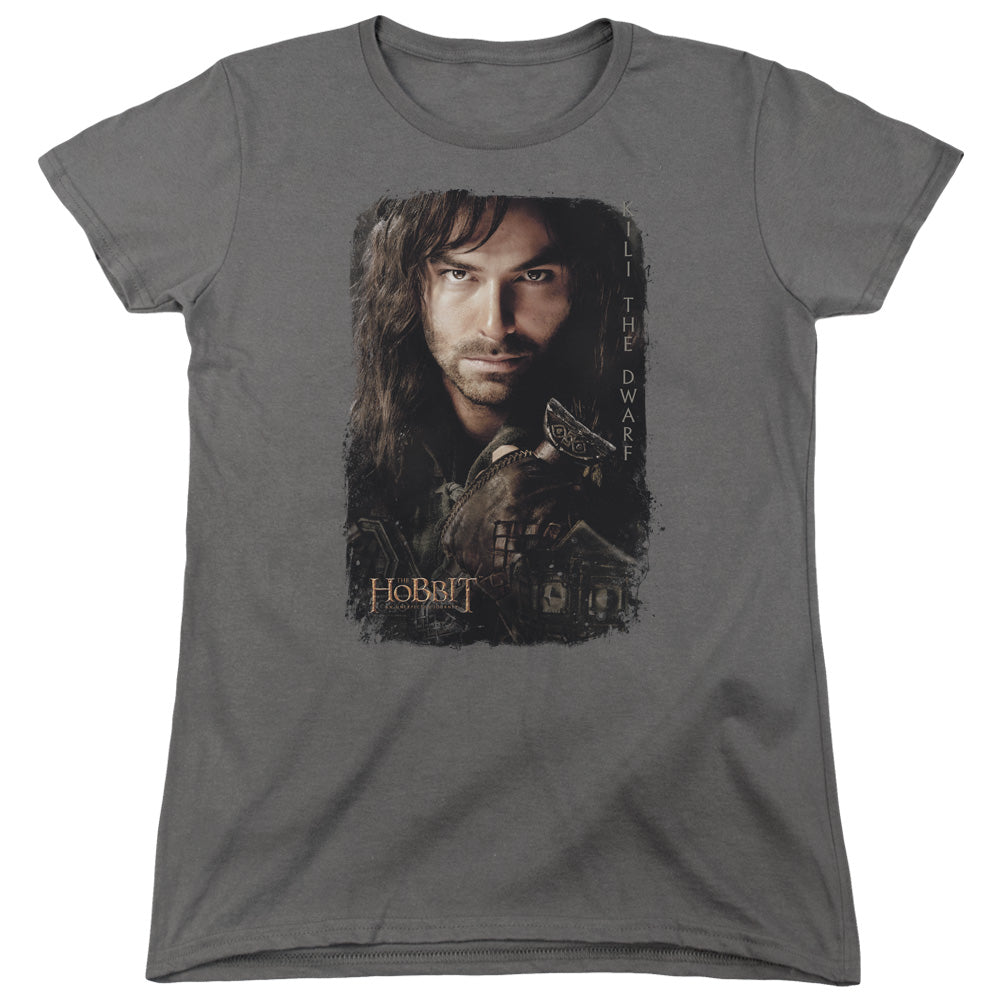The Hobbit Kili Poster Women's 18/1 Cotton Short-Sleeve T-Shirt