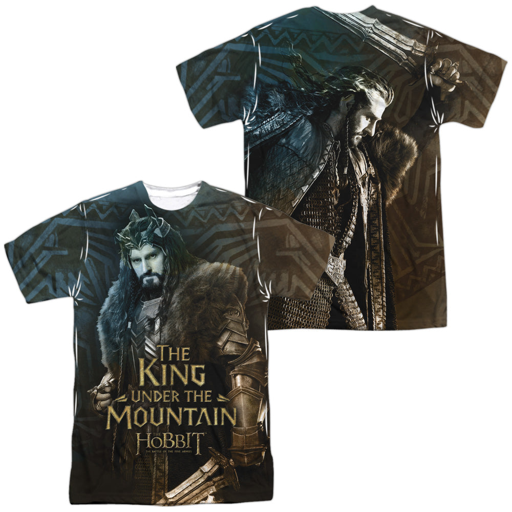 The Hobbit King (Front/Back Print) Men's Regular Fit Polyester Short-Sleeve T-Shirt