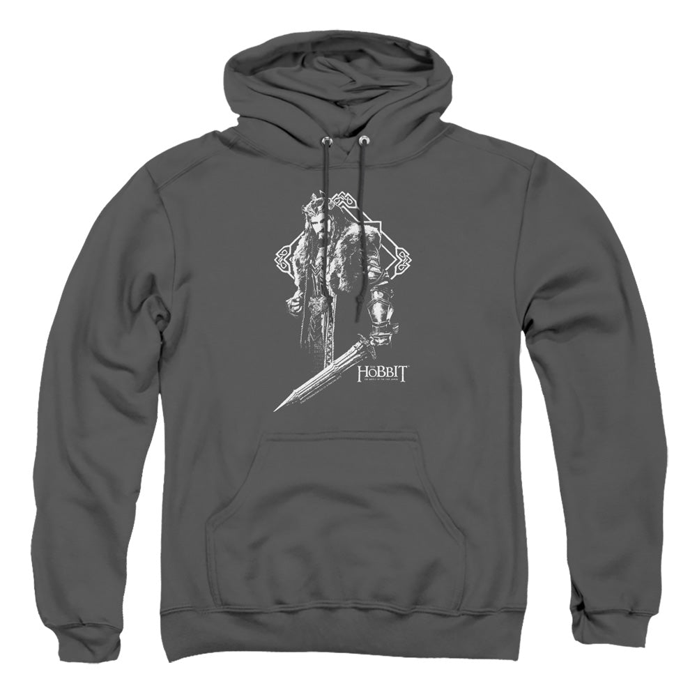 The Hobbit King Thorin Men's Pull-Over 75 25 Poly Hoodie