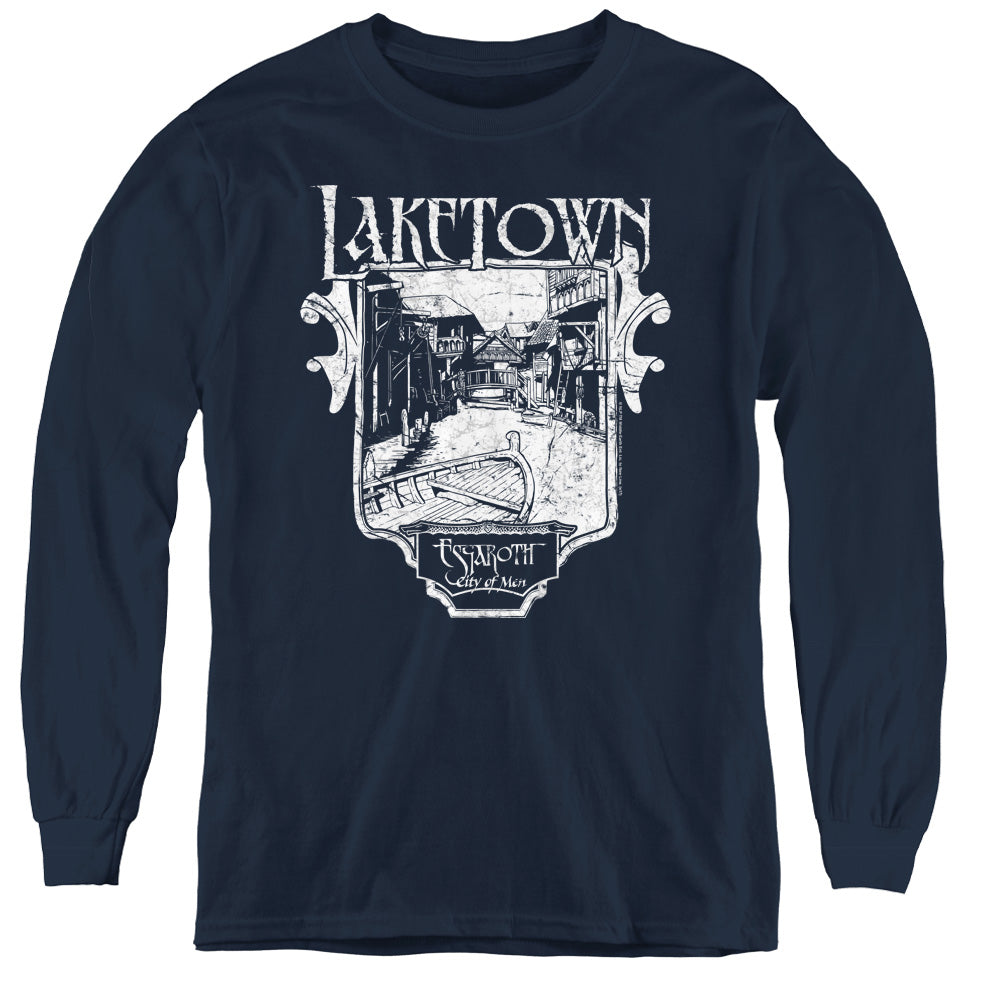 The Hobbit Laketown Simple Youth Long-Sleeve T-Shirt