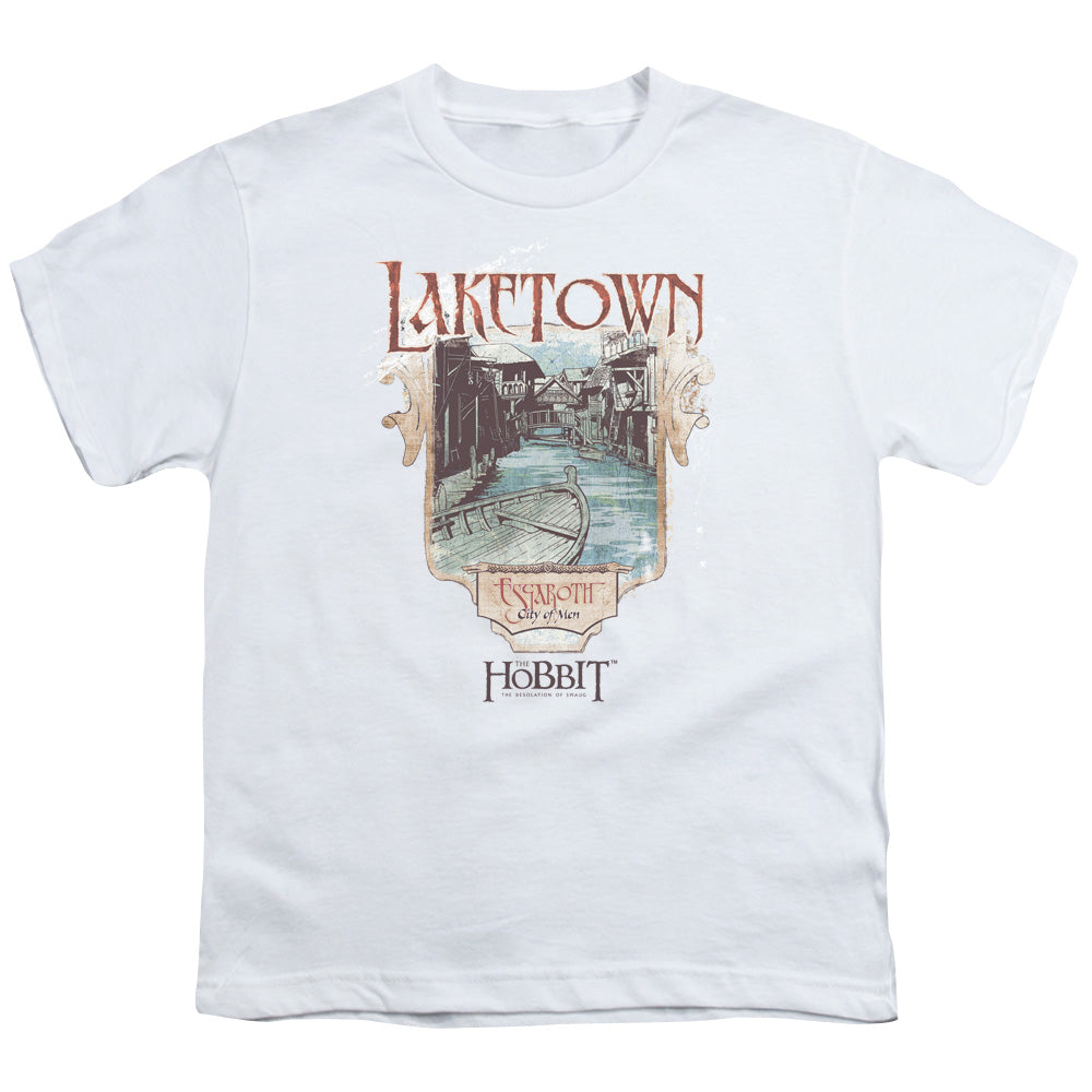 The Hobbit Laketown Youth 18/1 100% Cotton Short-Sleeve T-Shirt