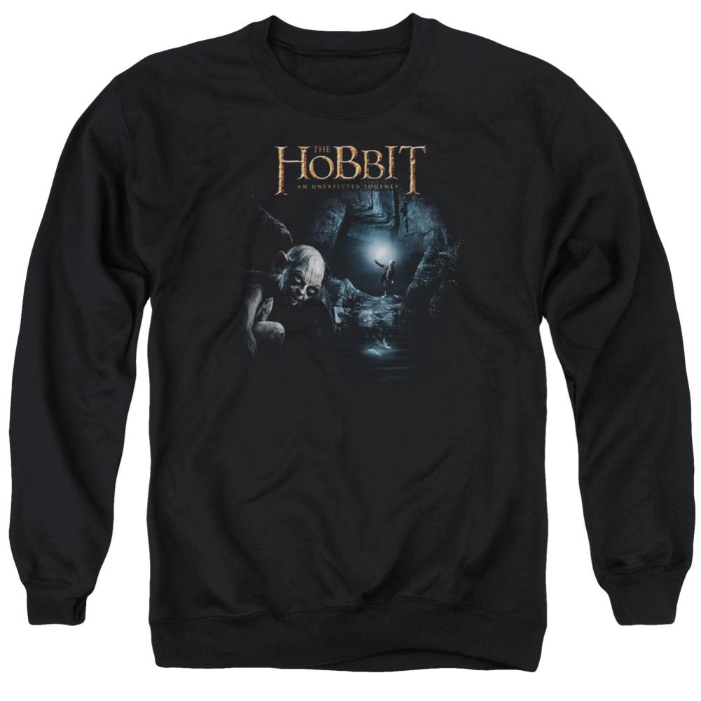 The Hobbit Light Men's Crewneck 50 50 Poly Long-Sleeve T-Shirt