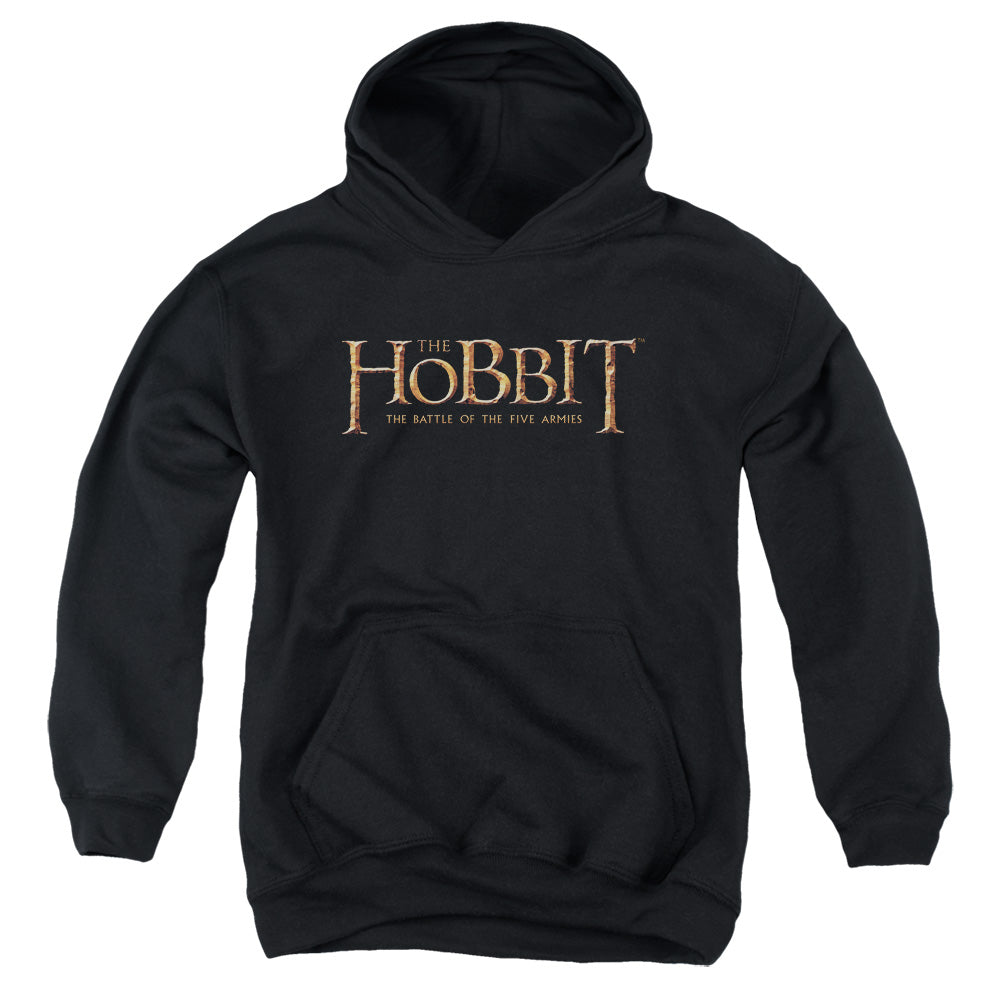 The Hobbit Logo Youth Cotton Poly Pull-Over Hoodie
