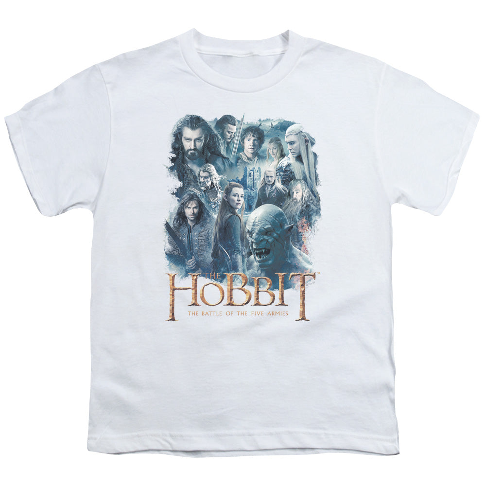 The Hobbit Main Characters Youth 18/1 100% Cotton Short-Sleeve T-Shirt