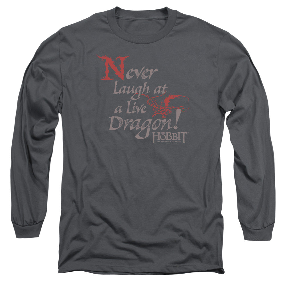The Hobbit Never Laugh Men's 18/1 Cotton Long-Sleeve T-Shirt