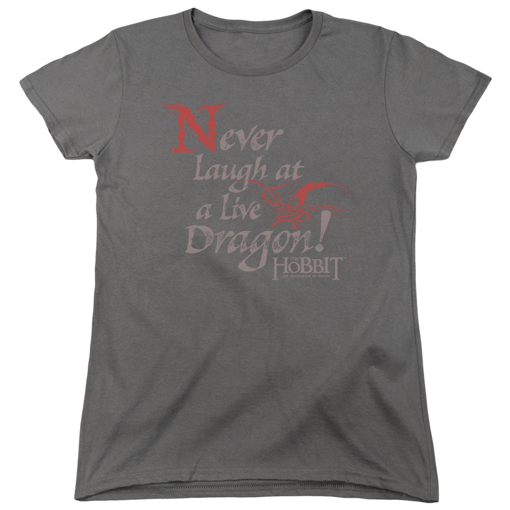 The Hobbit Never Laugh Women's 18/1 Cotton Short-Sleeve T-Shirt