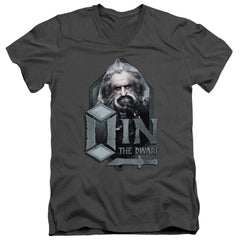 The Hobbit Oin Men's 30/1 Cotton Slim V-Neck T-Shirt