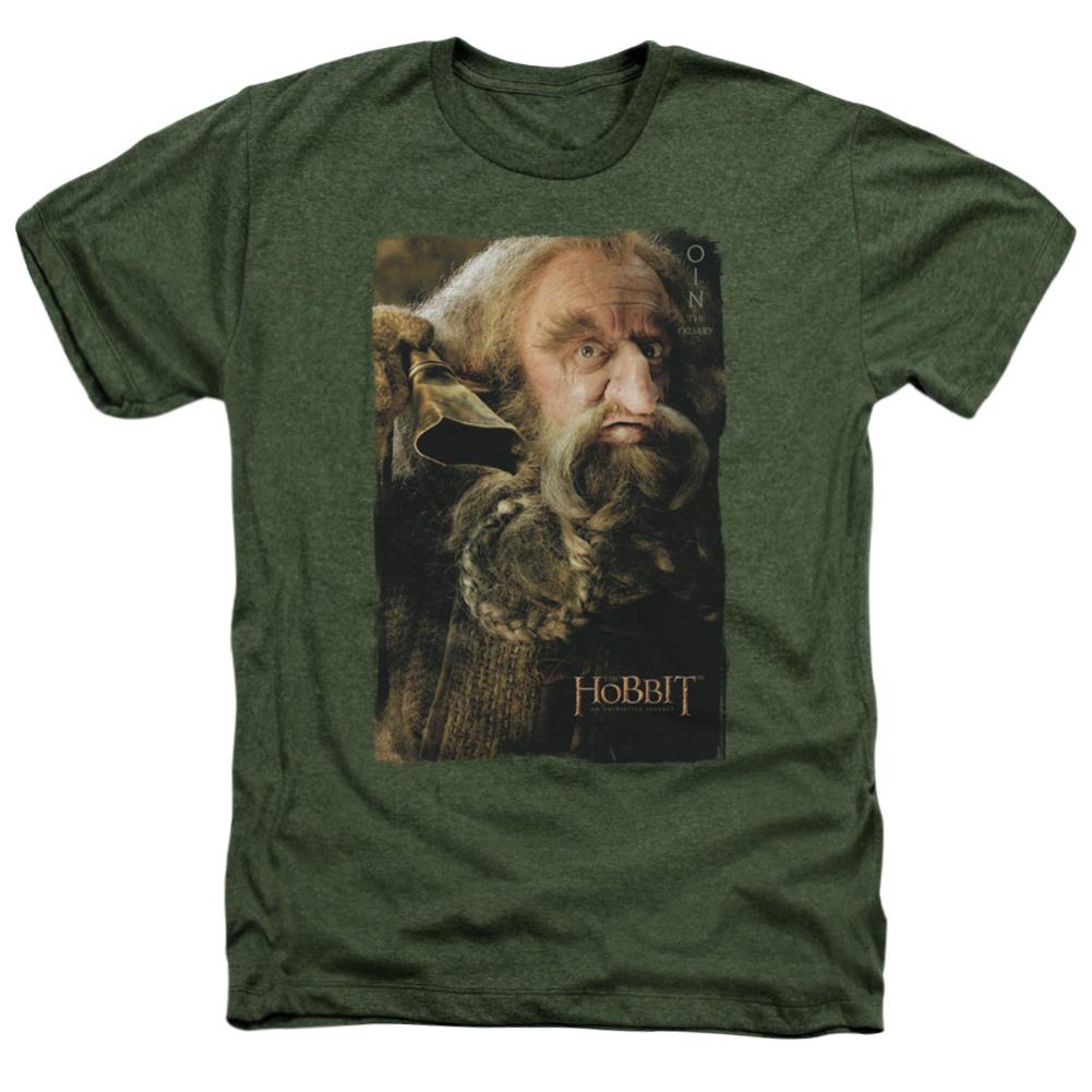 The Hobbit Oin Men's 30/1 Heather 60 40 Poly Short-Sleeve T-Shirt