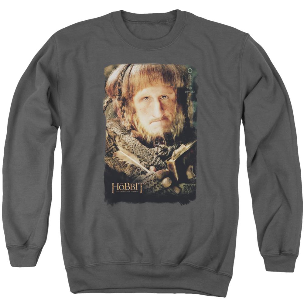 The Hobbit Ori Men's Crewneck 50 50 Poly Long-Sleeve T-Shirt