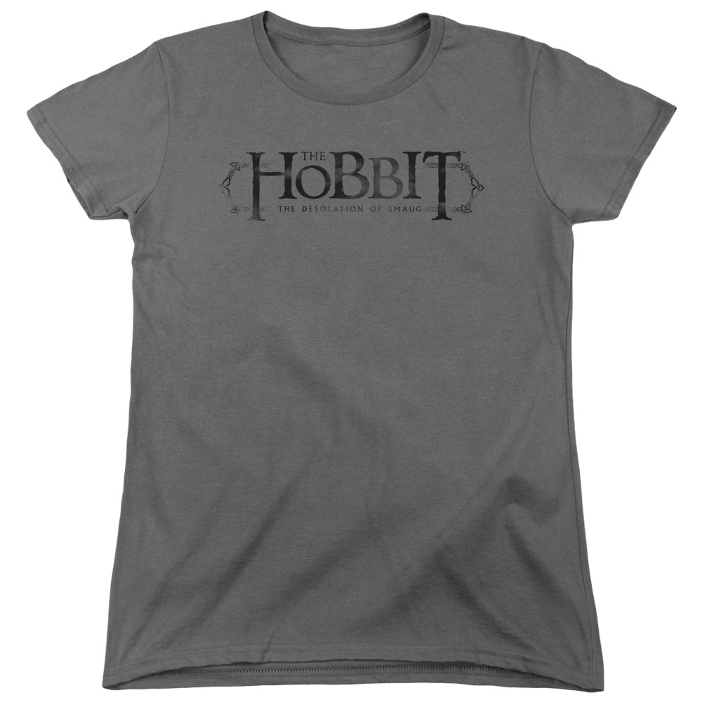 The Hobbit Ornate Logo Women's 18/1 Cotton Short-Sleeve T-Shirt