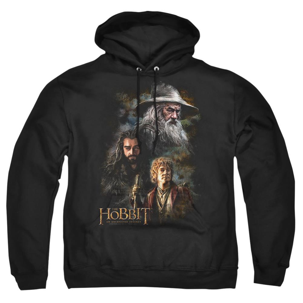 The Hobbit Painting Men's Pull-Over 75 25 Poly Hoodie