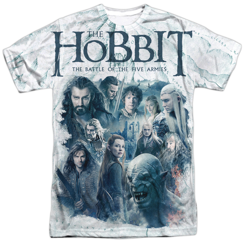 The Hobbit Ready For Battele Men's Regular Fit Polyester Short-Sleeve T-Shirt