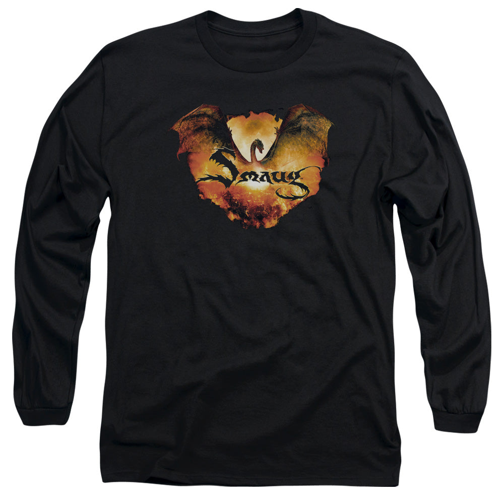 The Hobbit Reign In Flame Men's 18/1 Cotton Long-Sleeve T-Shirt