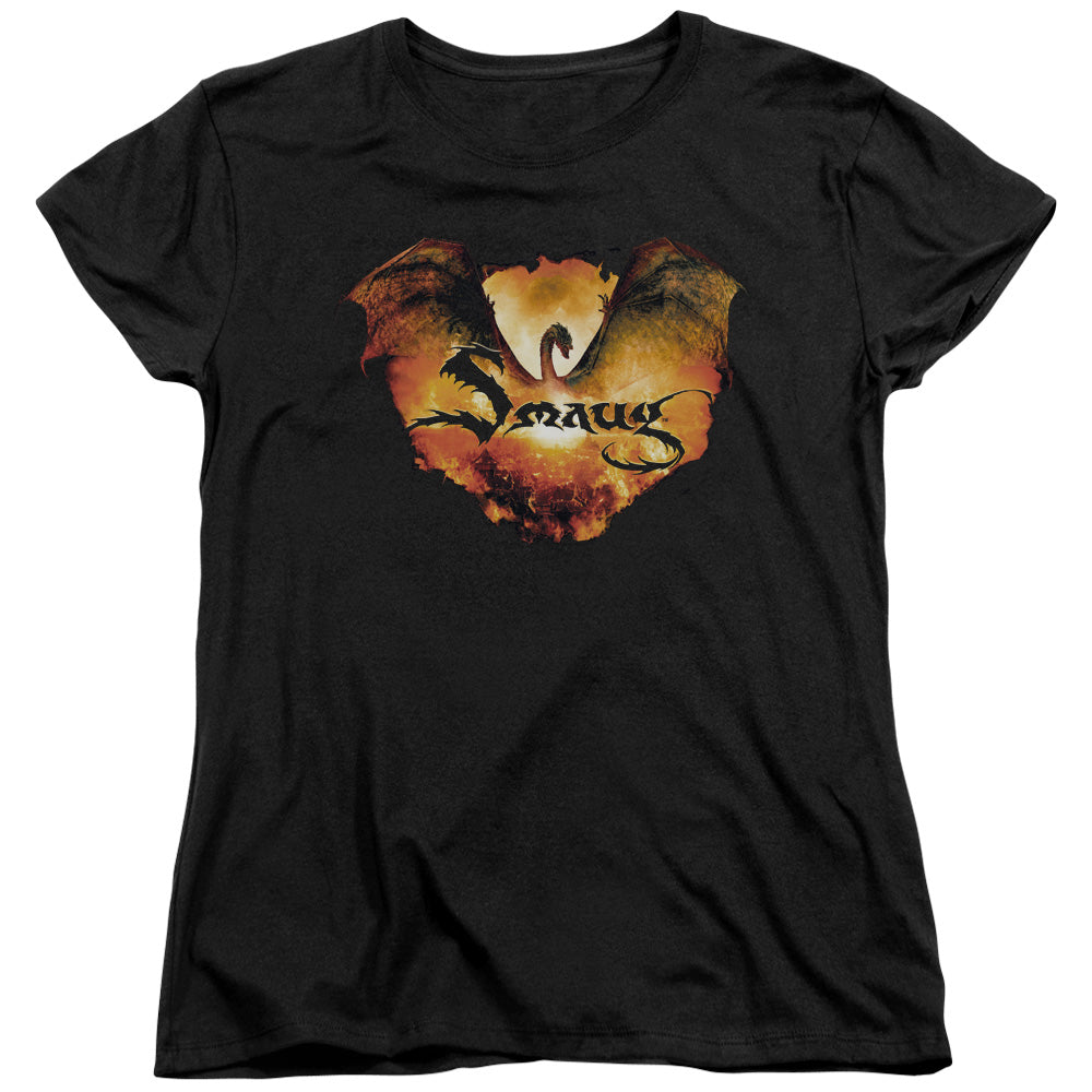 The Hobbit Reign In Flame Women's 18/1 Cotton Short-Sleeve T-Shirt