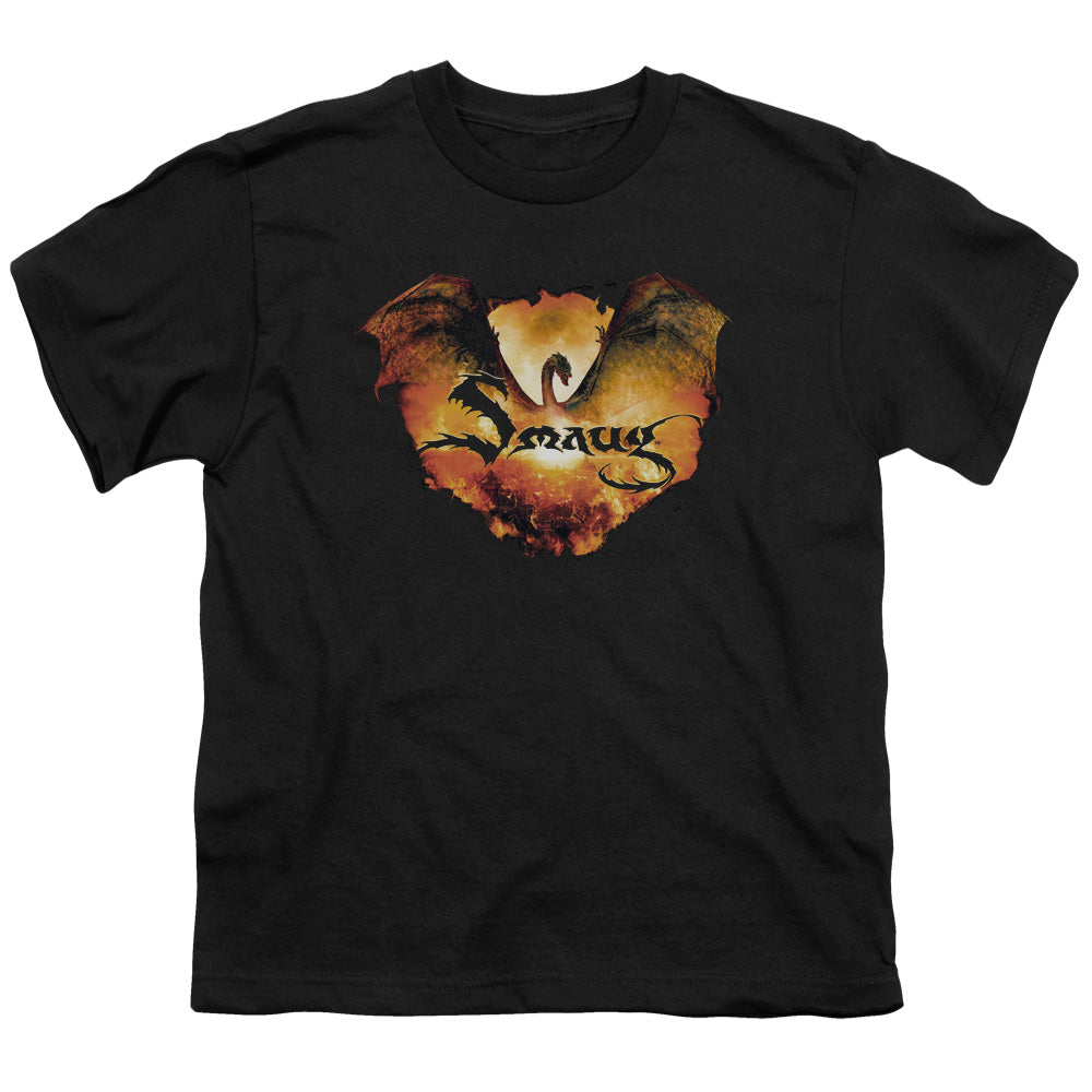 The Hobbit Reign In Flame Youth 18/1 100% Cotton Short-Sleeve T-Shirt