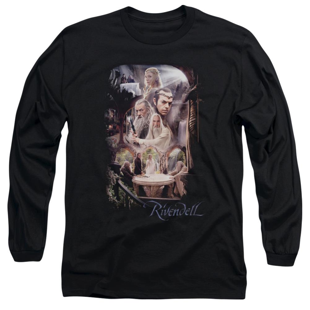 The Hobbit Rivendell Men's 18/1 Cotton Long-Sleeve T-Shirt