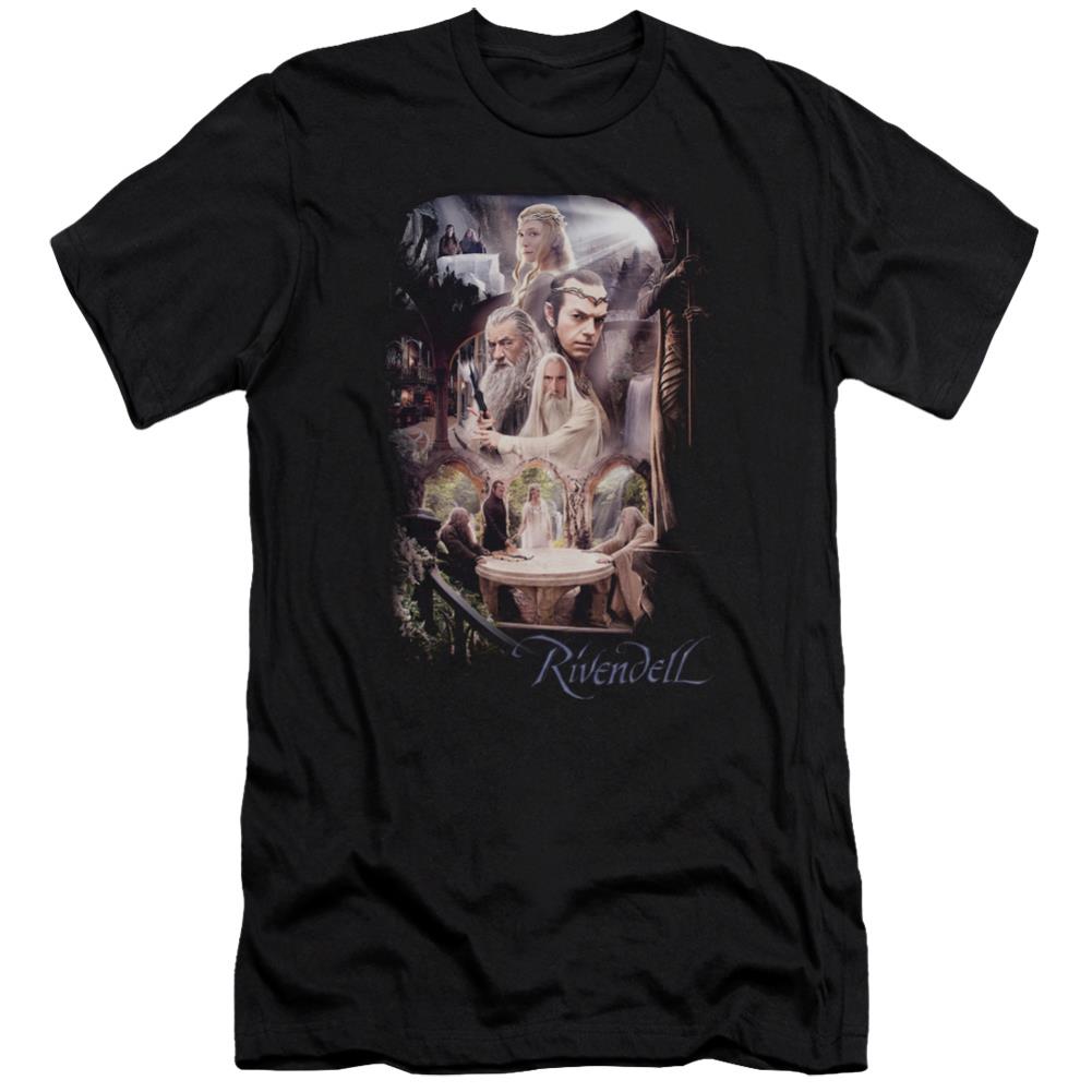 The Hobbit Rivendell Men's Ultra-Soft 30/1 Cotton Slim Short-Sleeve T-Shirt