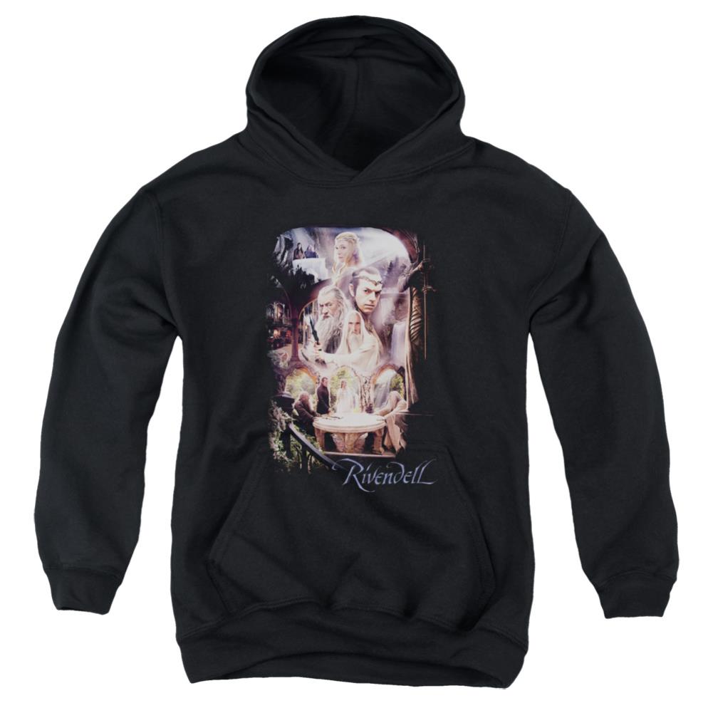 The Hobbit Rivendell Youth Cotton Poly Pull-Over Hoodie