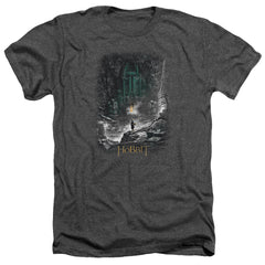 The Hobbit Second Thoughts Men's 30/1 Heather 60 40 Poly Short-Sleeve T-Shirt