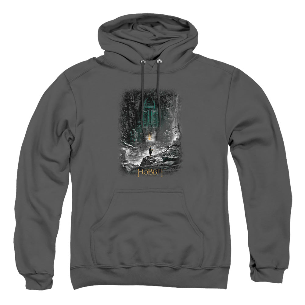 The Hobbit Second Thoughts Men's Pull-Over 75 25 Poly Hoodie