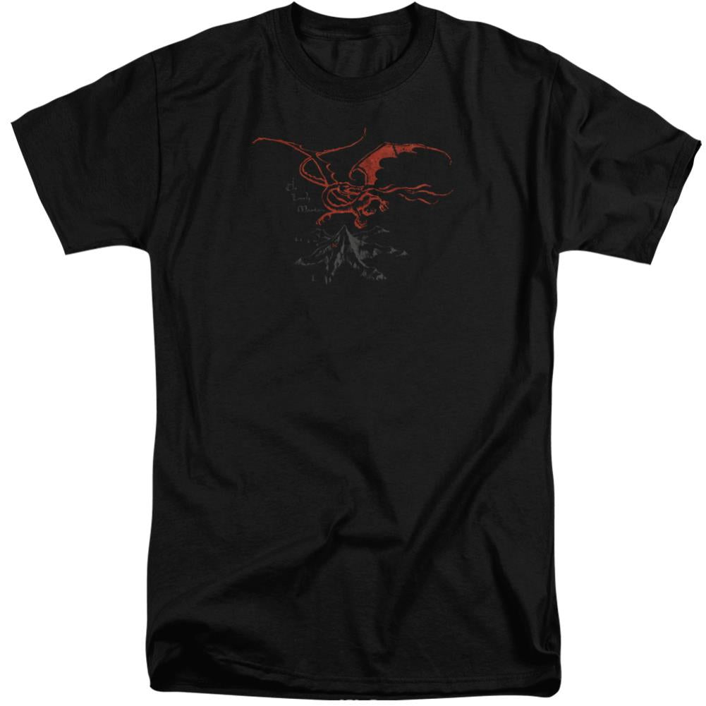 The Hobbit Smaug Men's 18/1 Tall Cotton Short-Sleeve T-Shirt