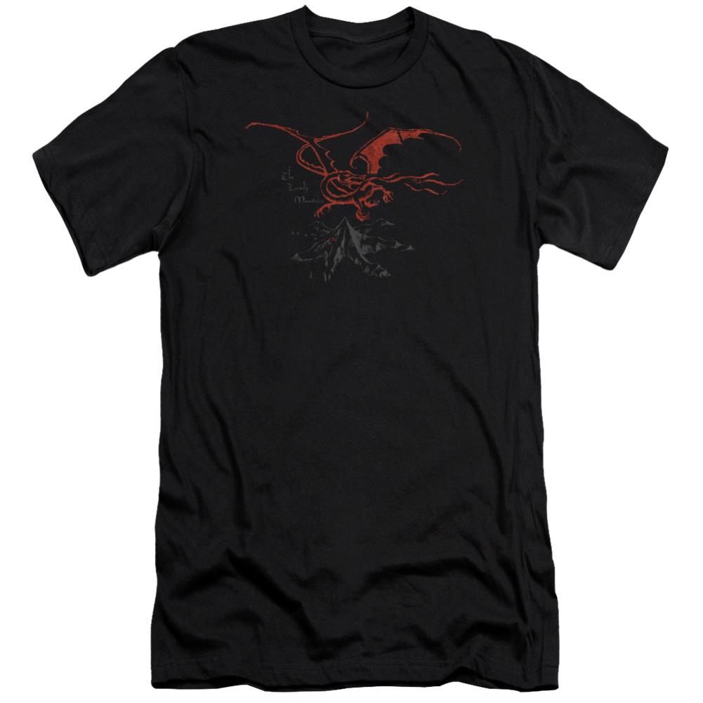 The Hobbit Smaug Men's Ultra-Soft 30/1 Cotton Slim Short-Sleeve T-Shirt