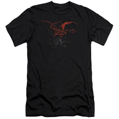 The Hobbit Smaug Men's Ultra-Soft 30/1 Cotton Slim Short-Sleeve T-Shirt