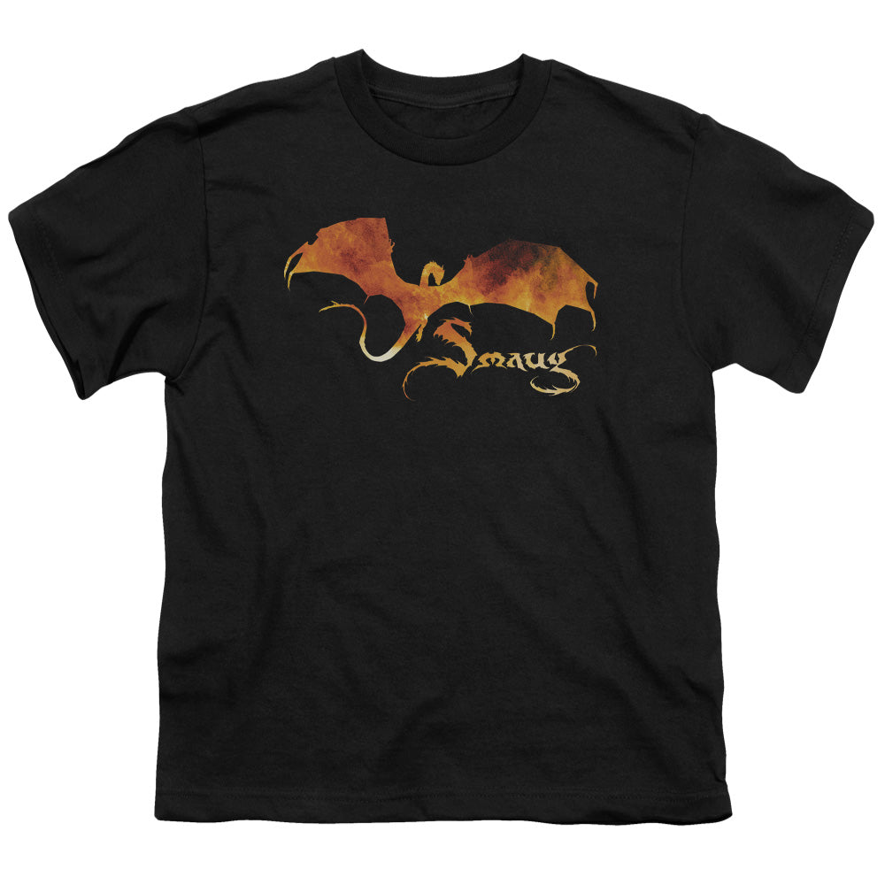 The Hobbit Smaug On Fire Youth 18/1 100% Cotton Short-Sleeve T-Shirt