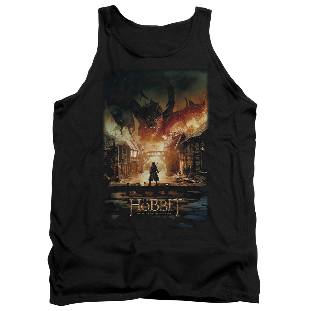 The Hobbit Smaug Poster Men's 18/1 Cotton Tank Top