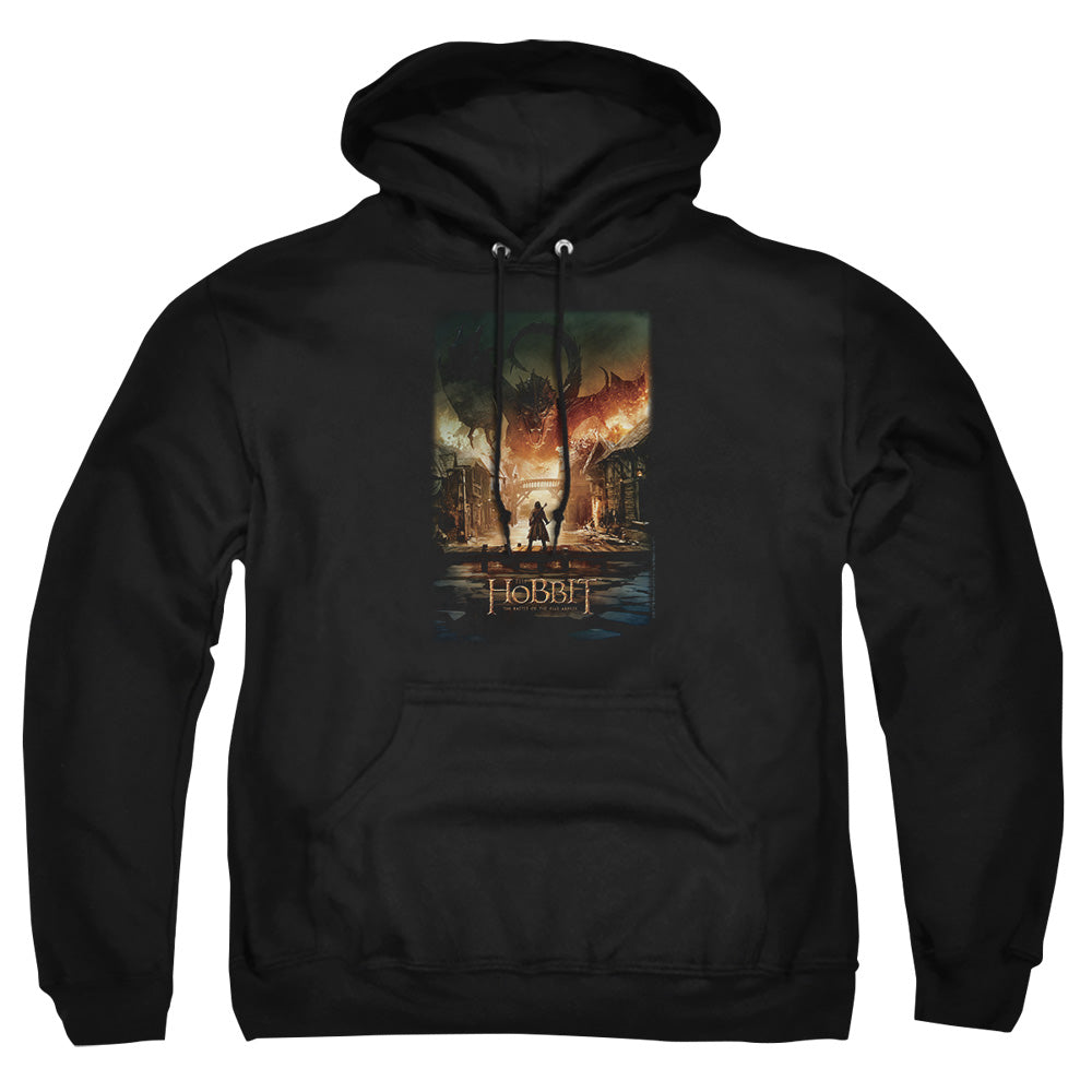 The Hobbit Smaug Poster Men's Pull-Over 75 25 Poly Hoodie