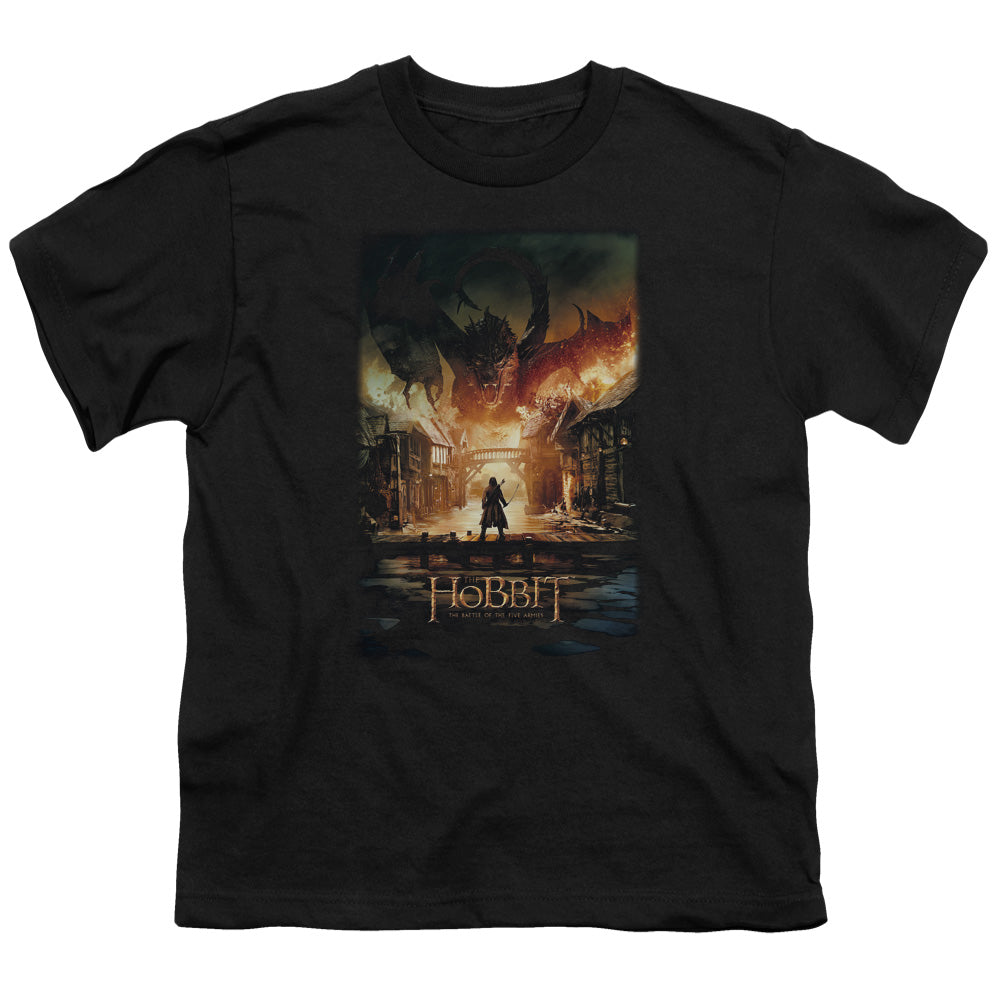 The Hobbit Smaug Poster Youth 18/1 100% Cotton Short-Sleeve T-Shirt