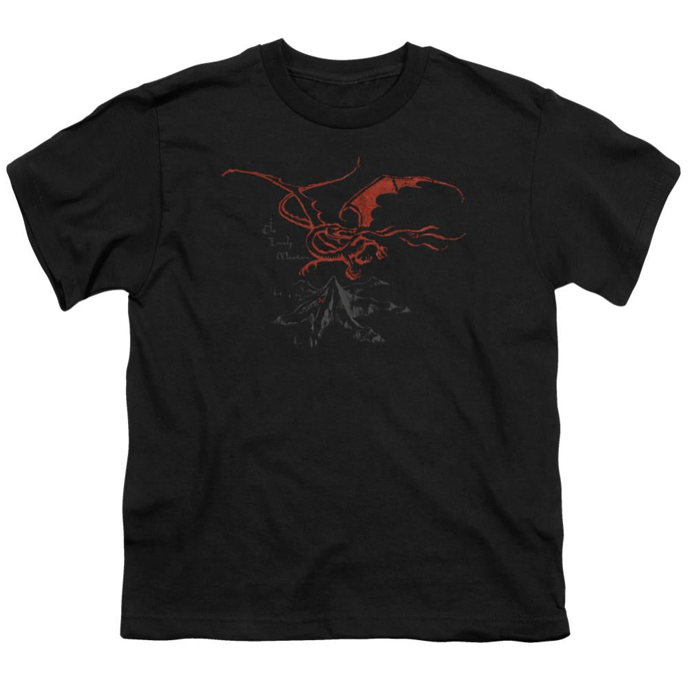 The Hobbit Smaug Youth 18/1 100% Cotton Short-Sleeve T-Shirt