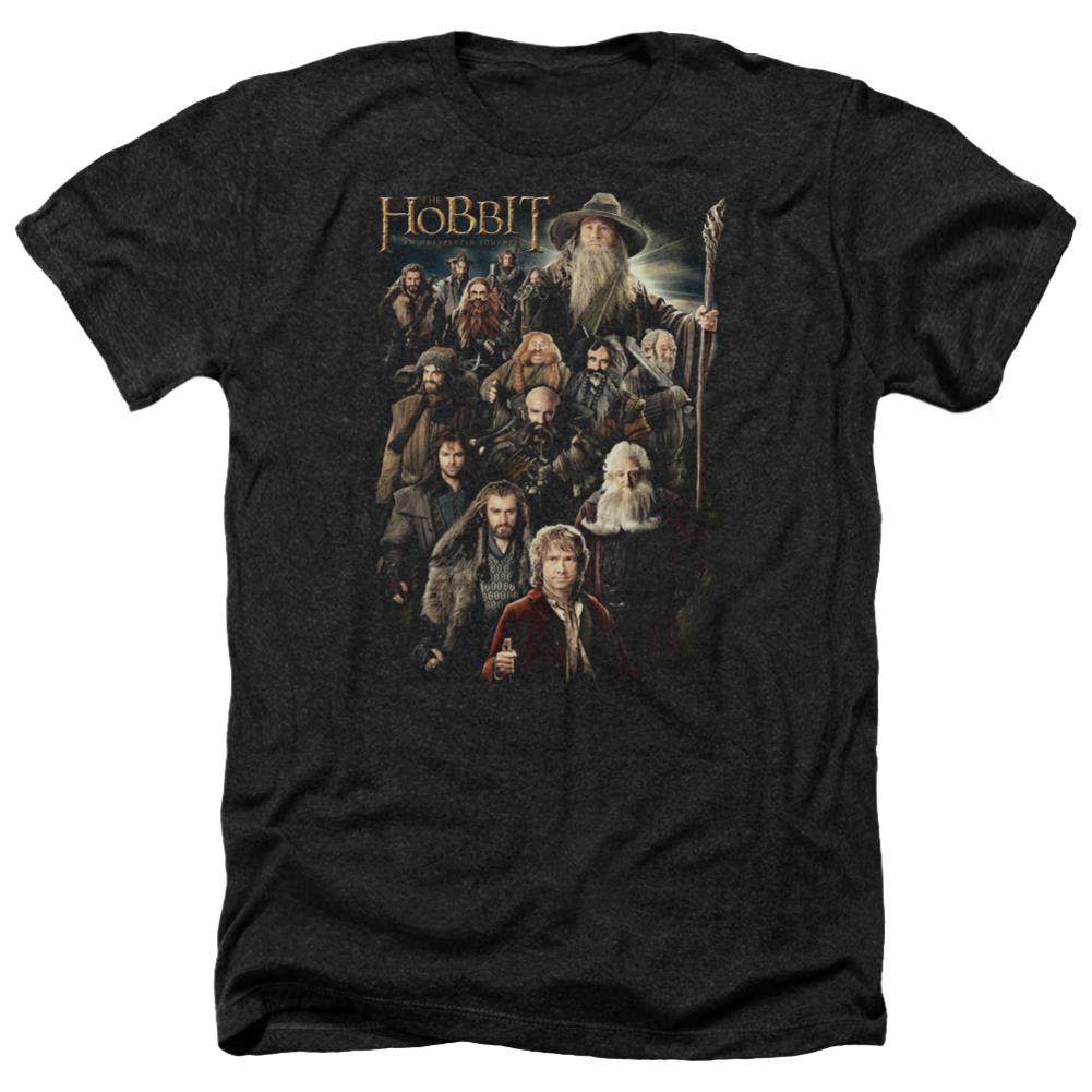 The Hobbit Somber Company Men's 30/1 Heather 60 40 Poly Short-Sleeve T-Shirt
