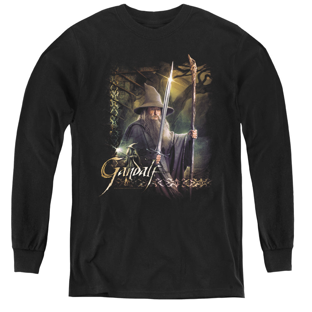 The Hobbit Sword And Staff Youth Long-Sleeve T-Shirt