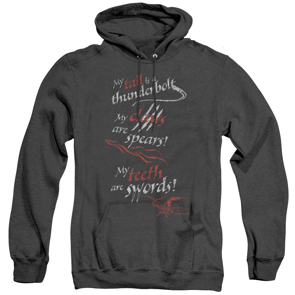 The Hobbit Tail Claws Teeth Men's Pull-Over Hoodie