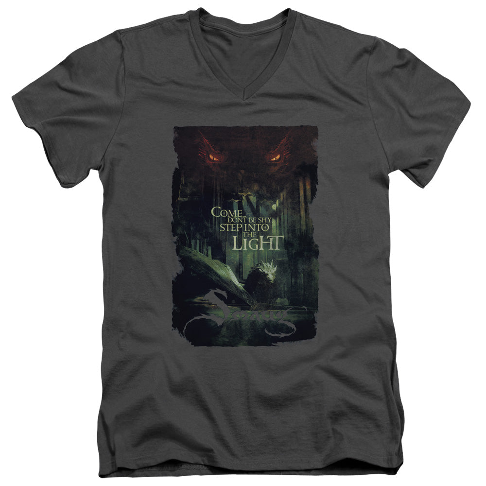 The Hobbit Taunt Men's 30/1 Cotton Slim V-Neck T-Shirt