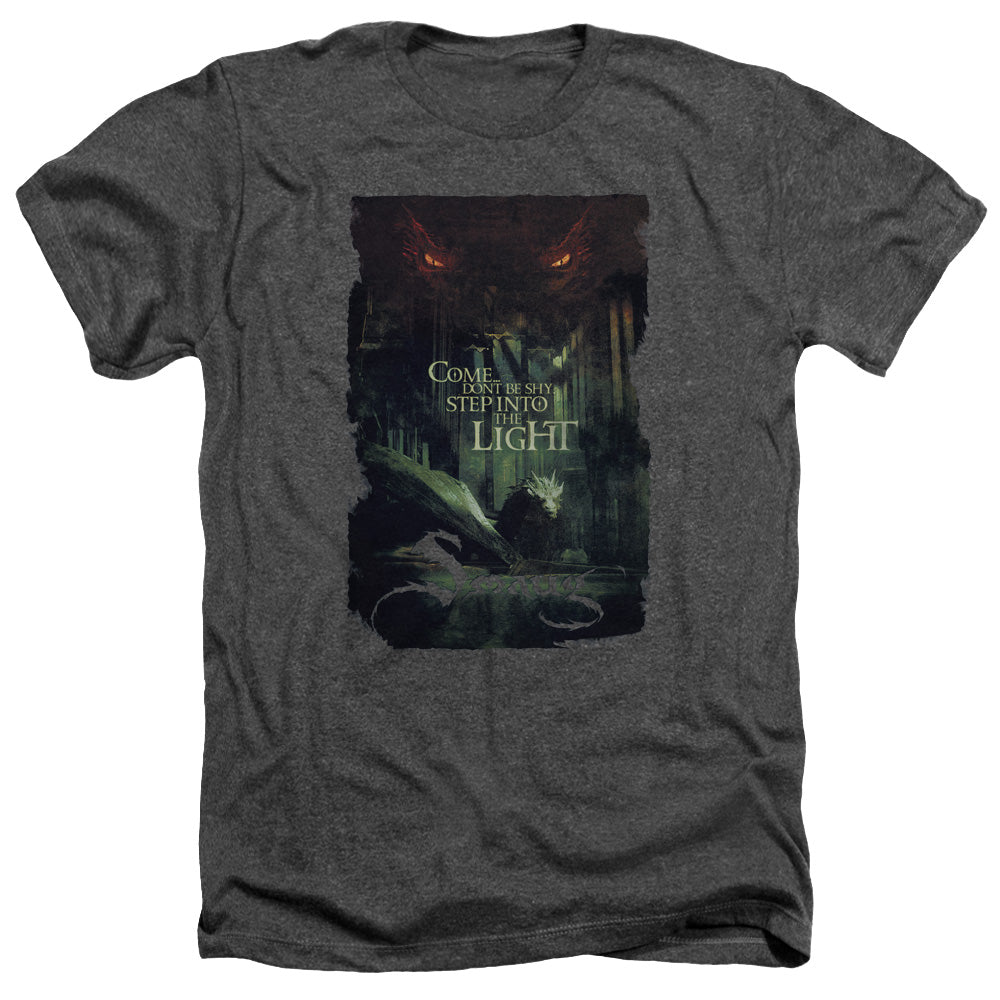 The Hobbit Taunt Men's 30/1 Heather 60 40 Poly Short-Sleeve T-Shirt