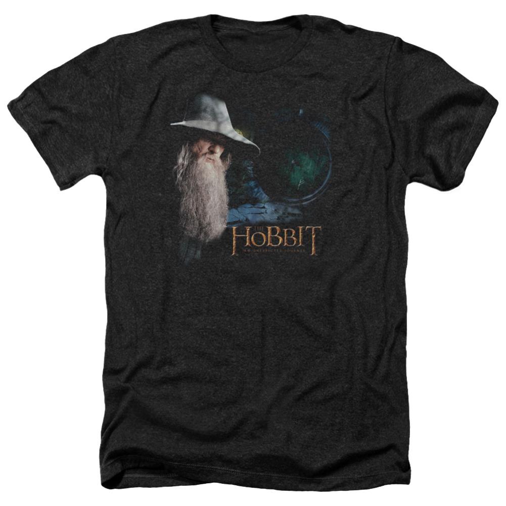 The Hobbit The Door Men's 30/1 Heather 60 40 Poly Short-Sleeve T-Shirt