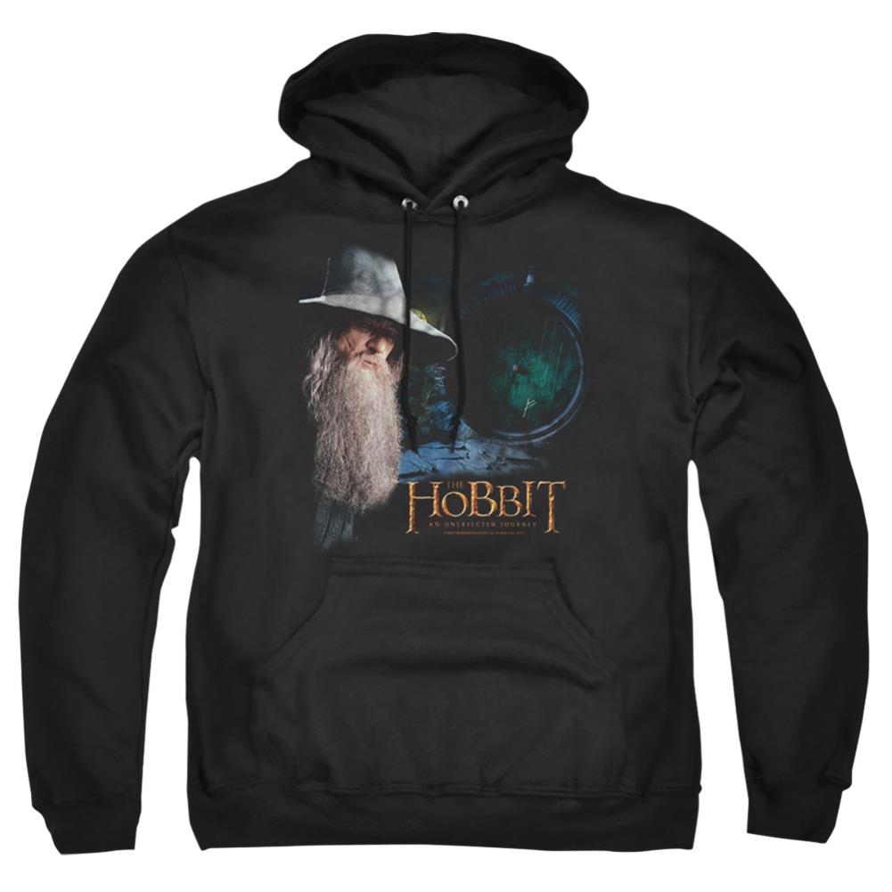 The Hobbit The Door Men's Pull-Over 75 25 Poly Hoodie