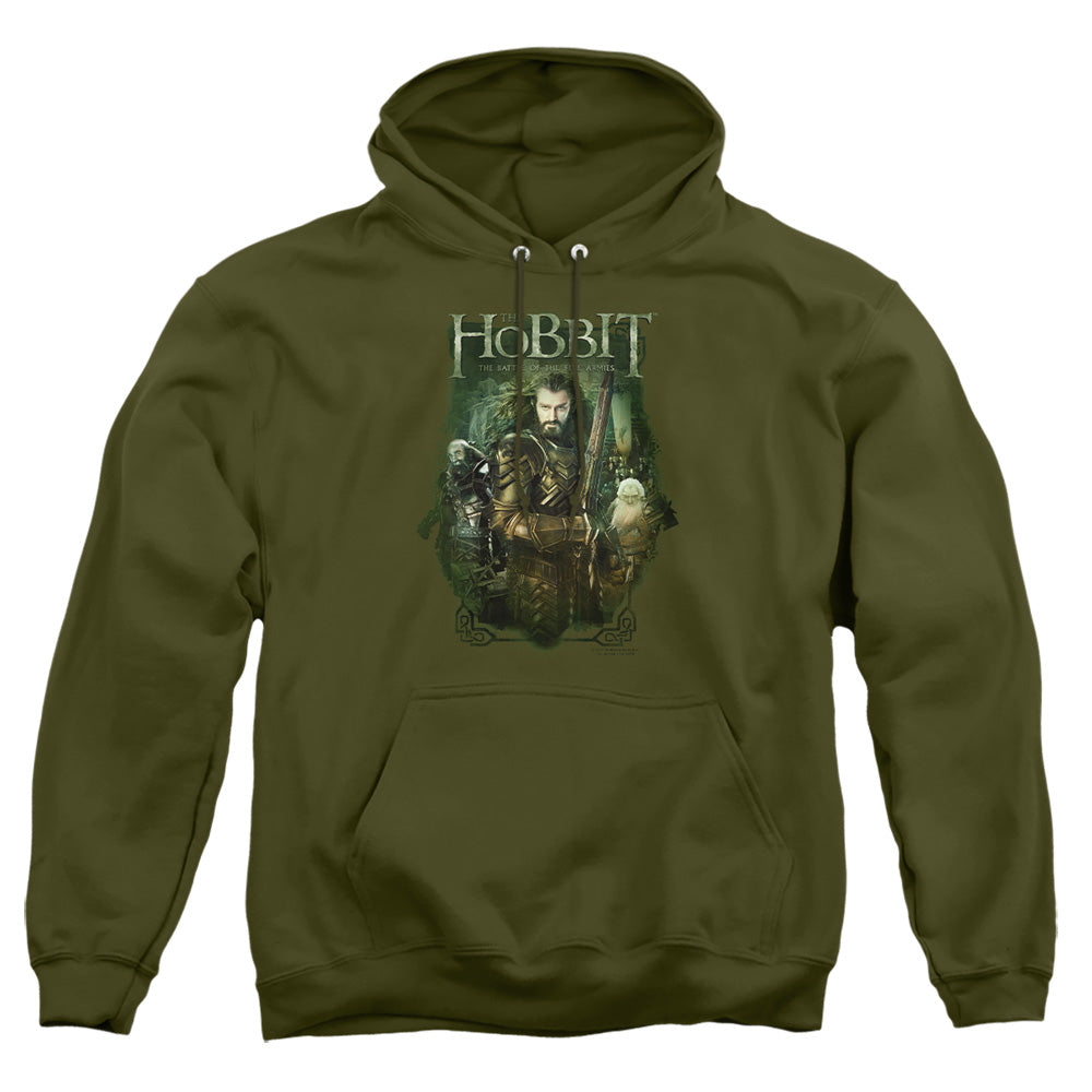 The Hobbit Thorin And Company Men's Pull-Over 75 25 Poly Hoodie