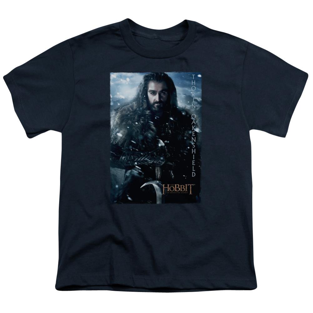The Hobbit Thorin Poster Youth 18/1 100% Cotton Short-Sleeve T-Shirt
