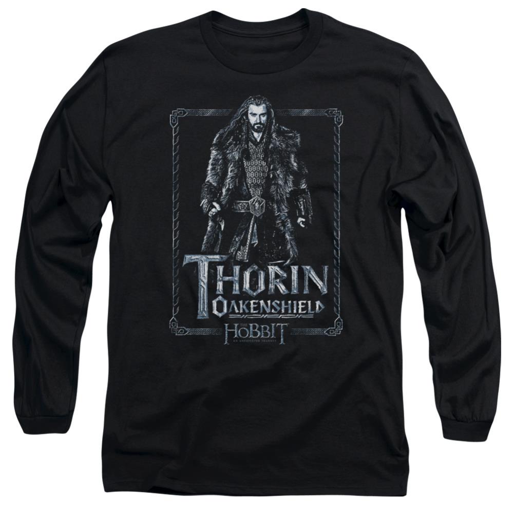 The Hobbit Thorin Stare Men's 18/1 Cotton Long-Sleeve T-Shirt
