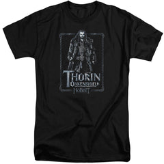 The Hobbit Thorin Stare Men's 18/1 Tall Cotton Short-Sleeve T-Shirt