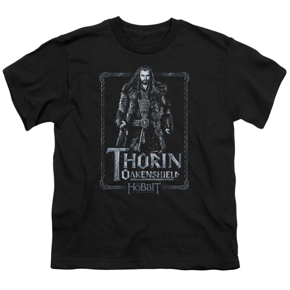 The Hobbit Thorin Stare Youth 18/1 100% Cotton Short-Sleeve T-Shirt