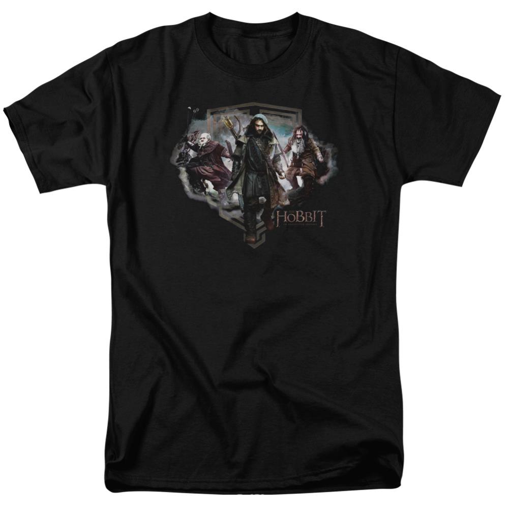 The Hobbit Three Dwarves Men's 18/1 Cotton Short-Sleeve T-Shirt