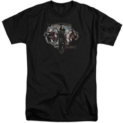The Hobbit Three Dwarves Men's 18/1 Tall Cotton Short-Sleeve T-Shirt