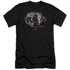 The Hobbit Three Dwarves Men's Ultra-Soft 30/1 Cotton Slim Short-Sleeve T-Shirt