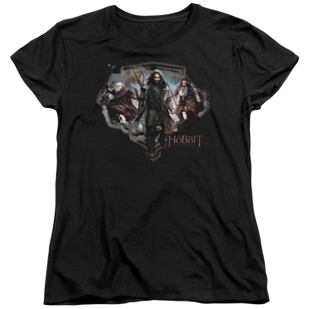 The Hobbit Three Dwarves Women's 18/1 Cotton Short-Sleeve T-Shirt
