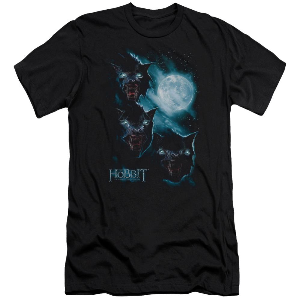 The Hobbit Three Warg Moon Men's Ultra-Soft 30/1 Cotton Slim Short-Sleeve T-Shirt